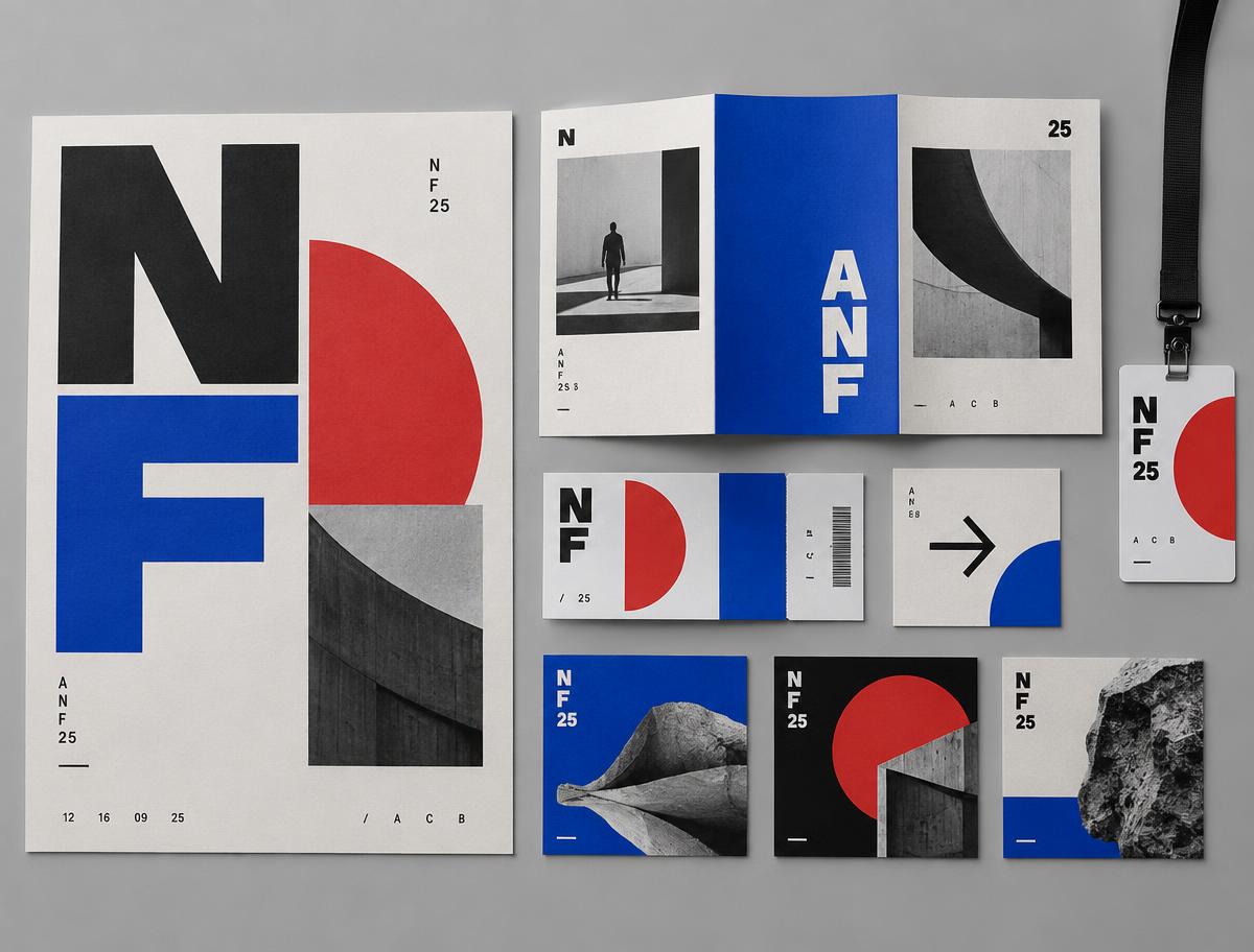 Example result: Editorial identity system