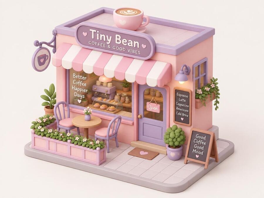 Example result: Isometric 3D icon